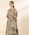 2 Piece - Printed Cotton Viscose Suit